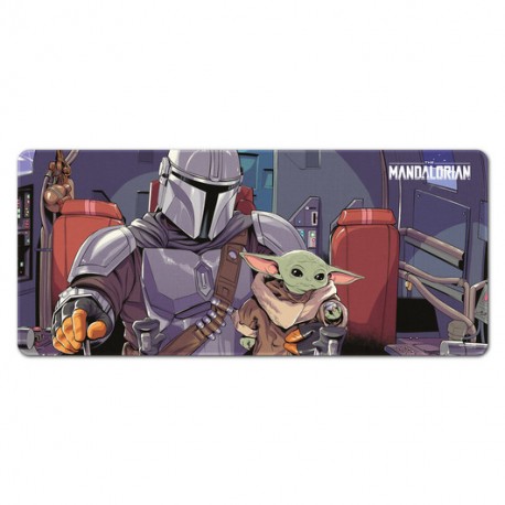 Alfombrilla XL Star Wars Mando Baby Yoda