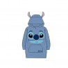 Bata Manta Coralina Oversize Figura Stitch Talla Única Adult@s Lilo y Stitch con Gran Bolsillo y Gorro con Orejitas